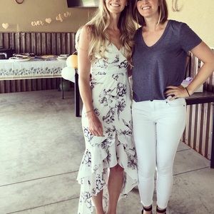 Lulus Bridal High-Low Maxi Dress